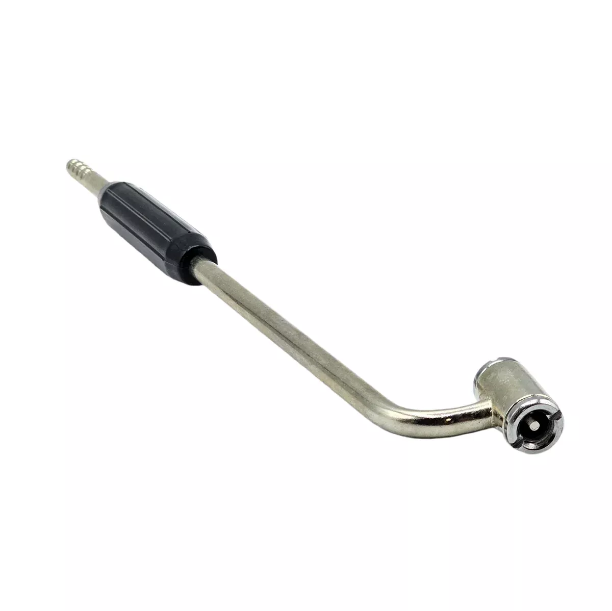 Lock-On Air Tire Inflator Chuck – 1/4″ Hose Barb Flexible Hose