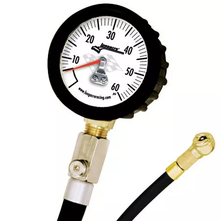 Longacre 2" Tire Gauge (0-30 PSI by 1/4 lb)