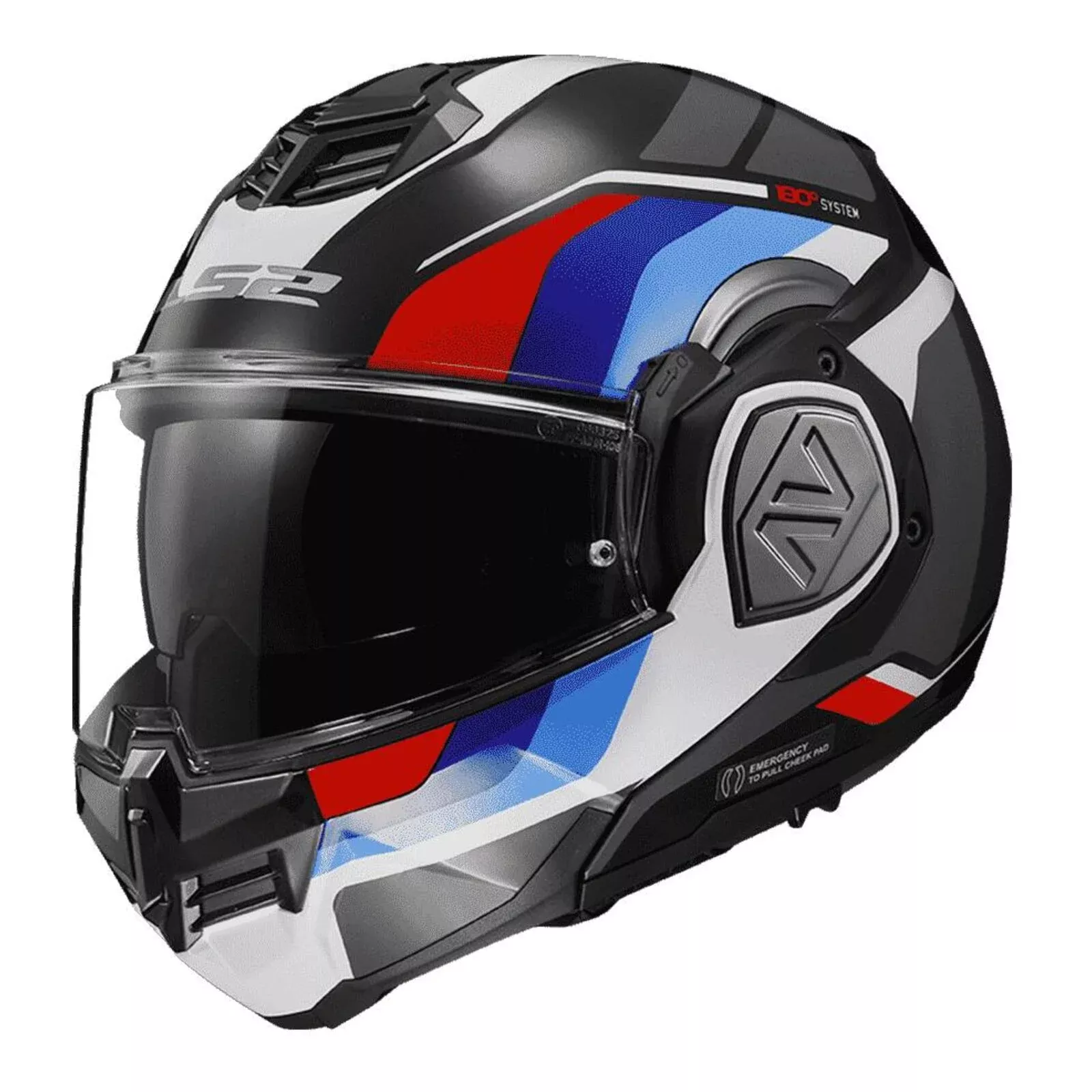 LS2 FF906 Advant Sport Helmet – Black / Blue / Red 06