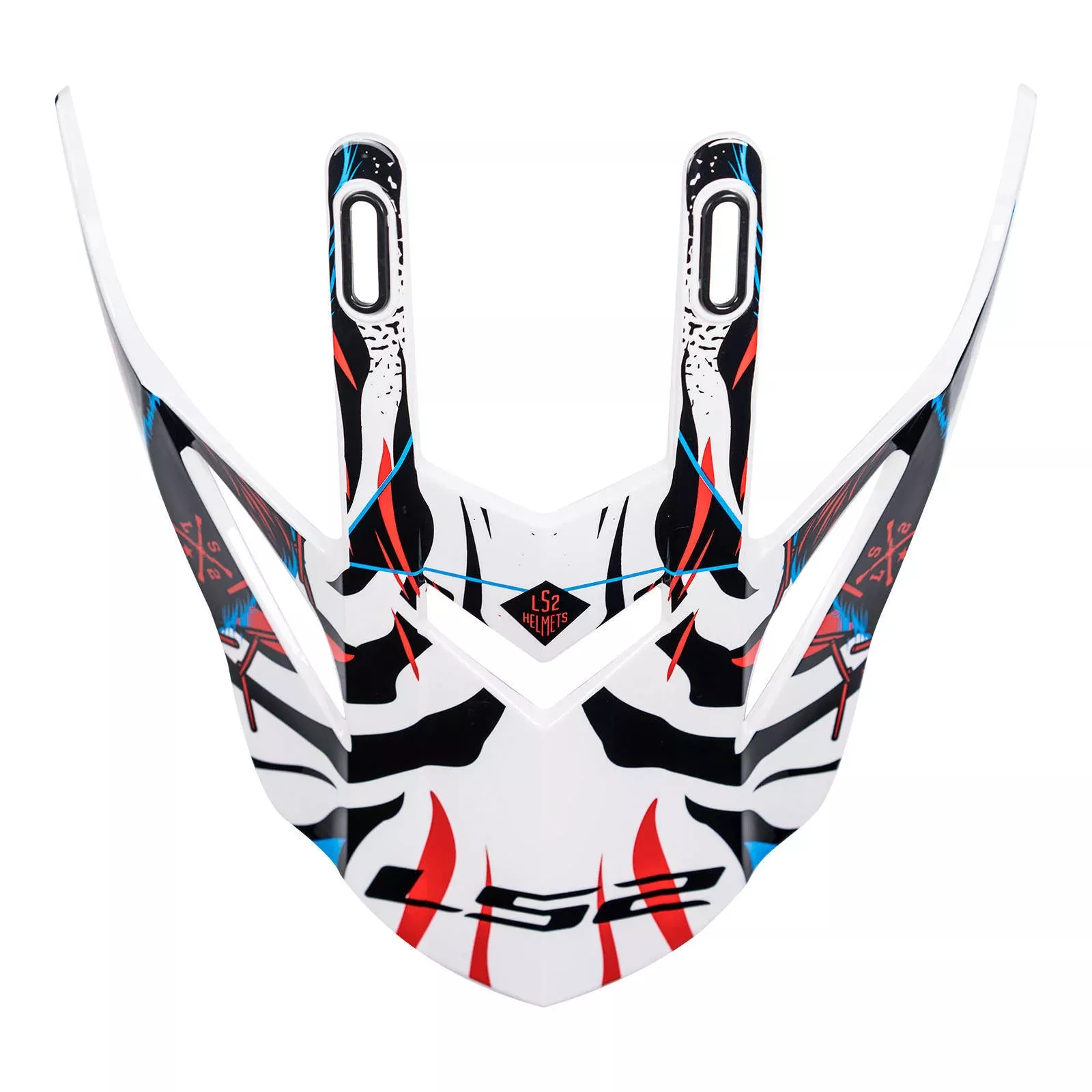 LS2 MX437 Peak – Beast Black/White