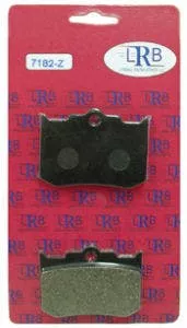 Lyndall Racing 7182-Z+ Organic Brake Pads Z-Plus for PM Calipers Front/Rear