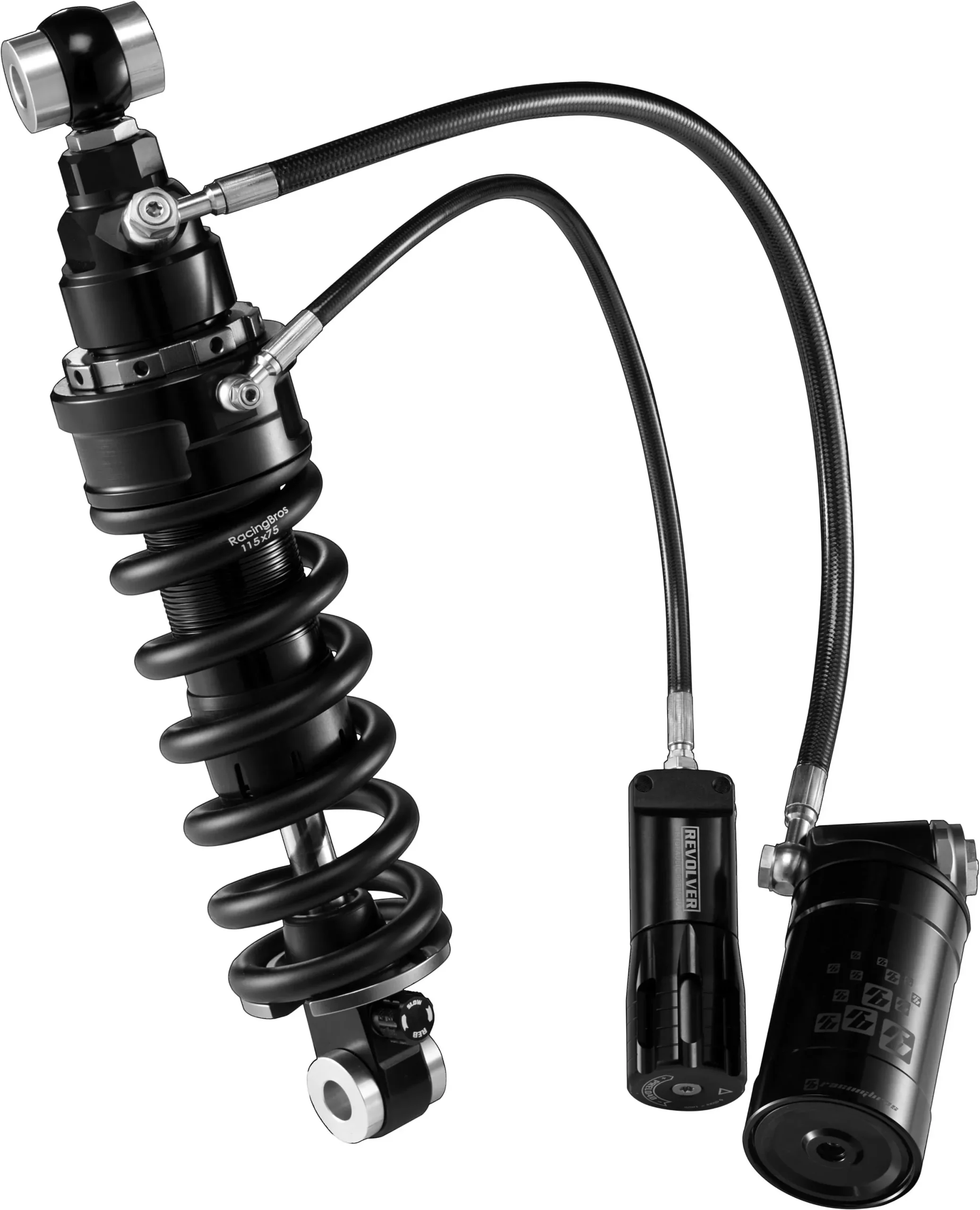 M8 Softail Remote Resv. Shock 13″ W/ Preload Adjustable
