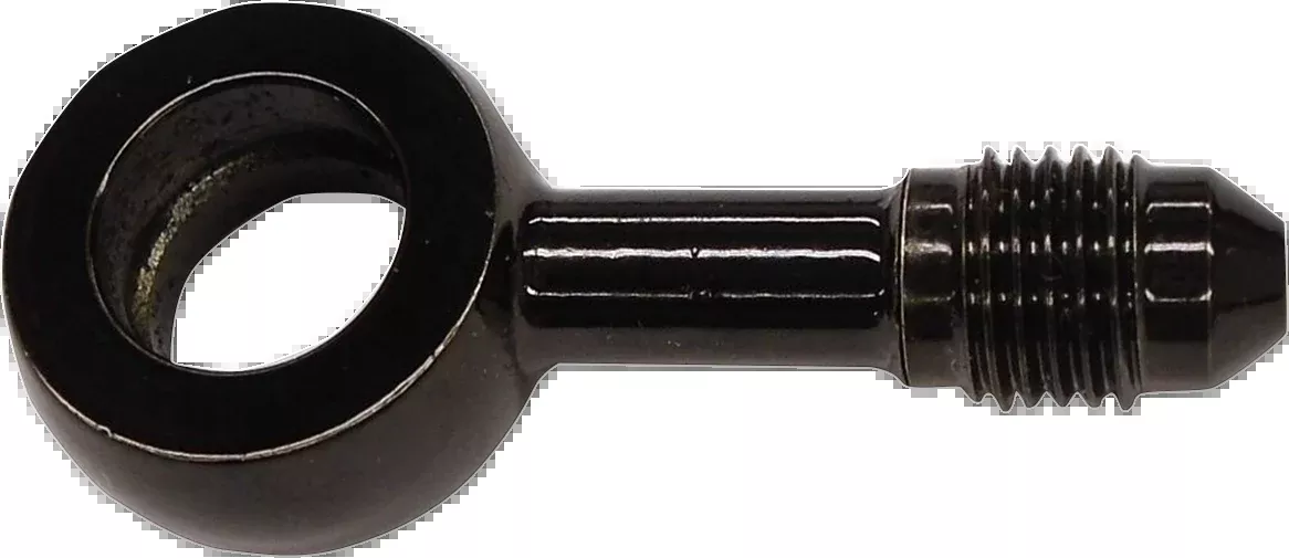 MAGNUM SHIELDING Banjo Fitting - 7/16" - AN3 180° - Black - V70CB-B