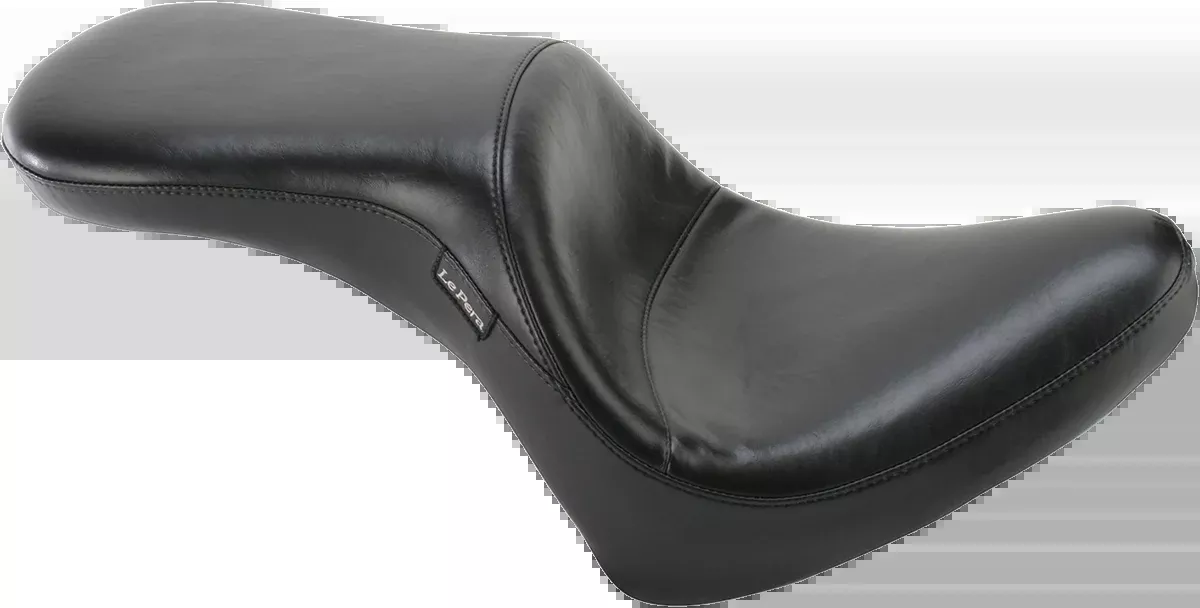 Maverick Seat - without Backrest - Smooth - Black - Softail '84-'99