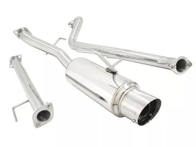 Megan Racing Cat-Back Exhaust System for 2002-2003 Nissan Sentra SER Spec V 2.5″ Pipe 100% T-304 Stainless Steel MR-CBS-NS01