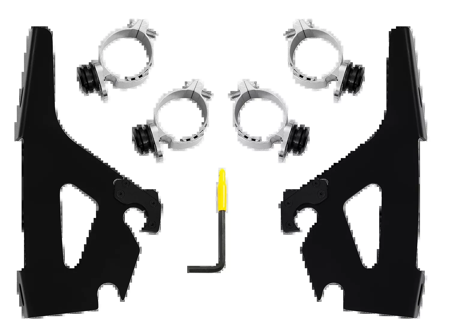 MEMPHIS SHADES Batwing Mounting Kit – Black – Chief MEB2075