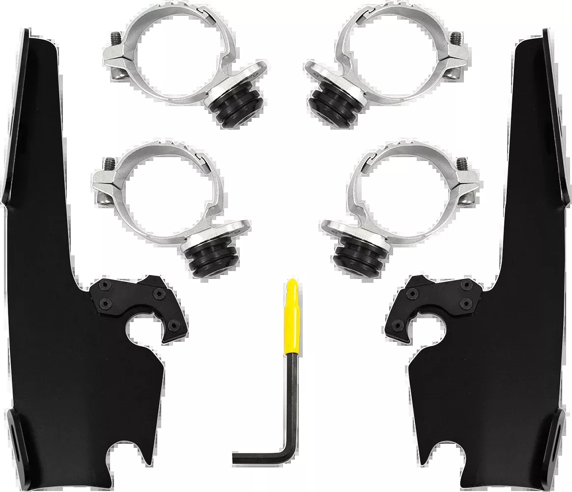 MEMPHIS SHADES Batwing – Mounting Kit – Black – FXLR MEB2036