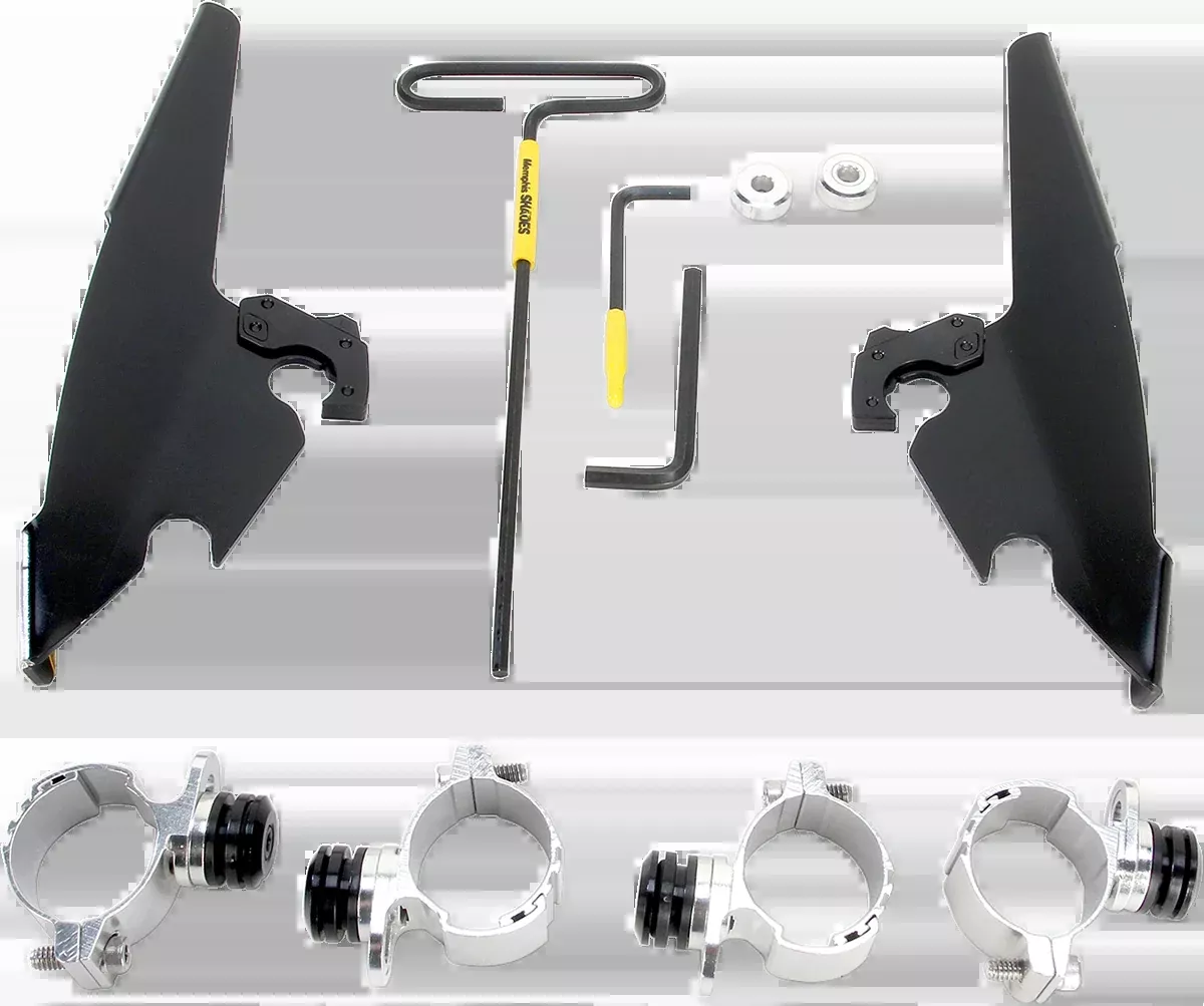 MEMPHIS SHADES Batwing – Mounting Kit – Black – XL12C MEB2008