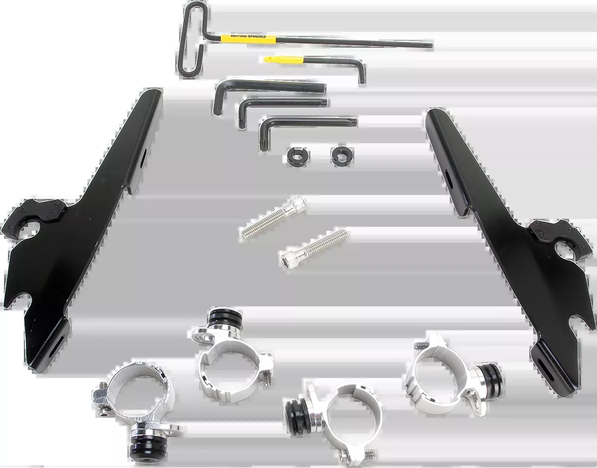 MEMPHIS SHADES Batwing – Mounting Kit – Black – XL48 MEB2009