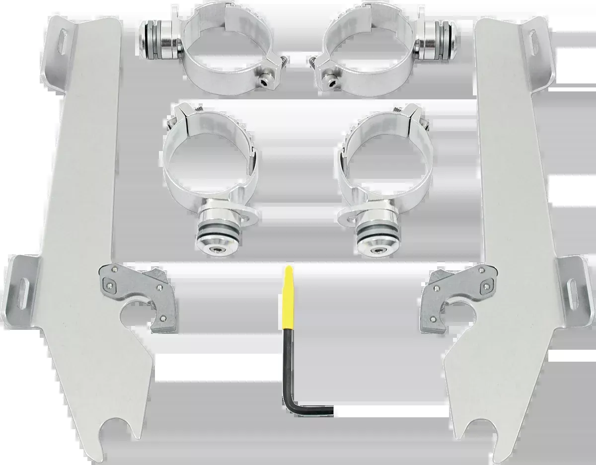 MEMPHIS SHADES Batwing Trigger Lock Mounting Kit – M50 – Polished MEK1990