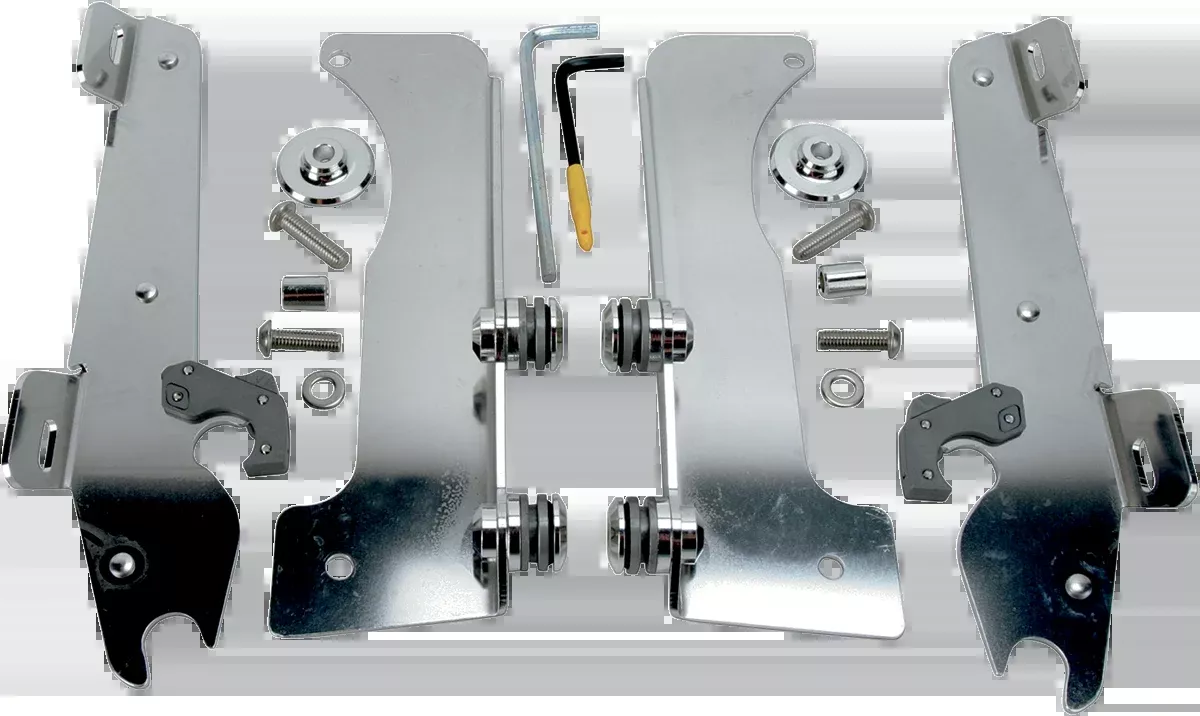 MEMPHIS SHADES Batwing Trigger Lock Mounting Kit – Stratoliner – Polished MEK1937
