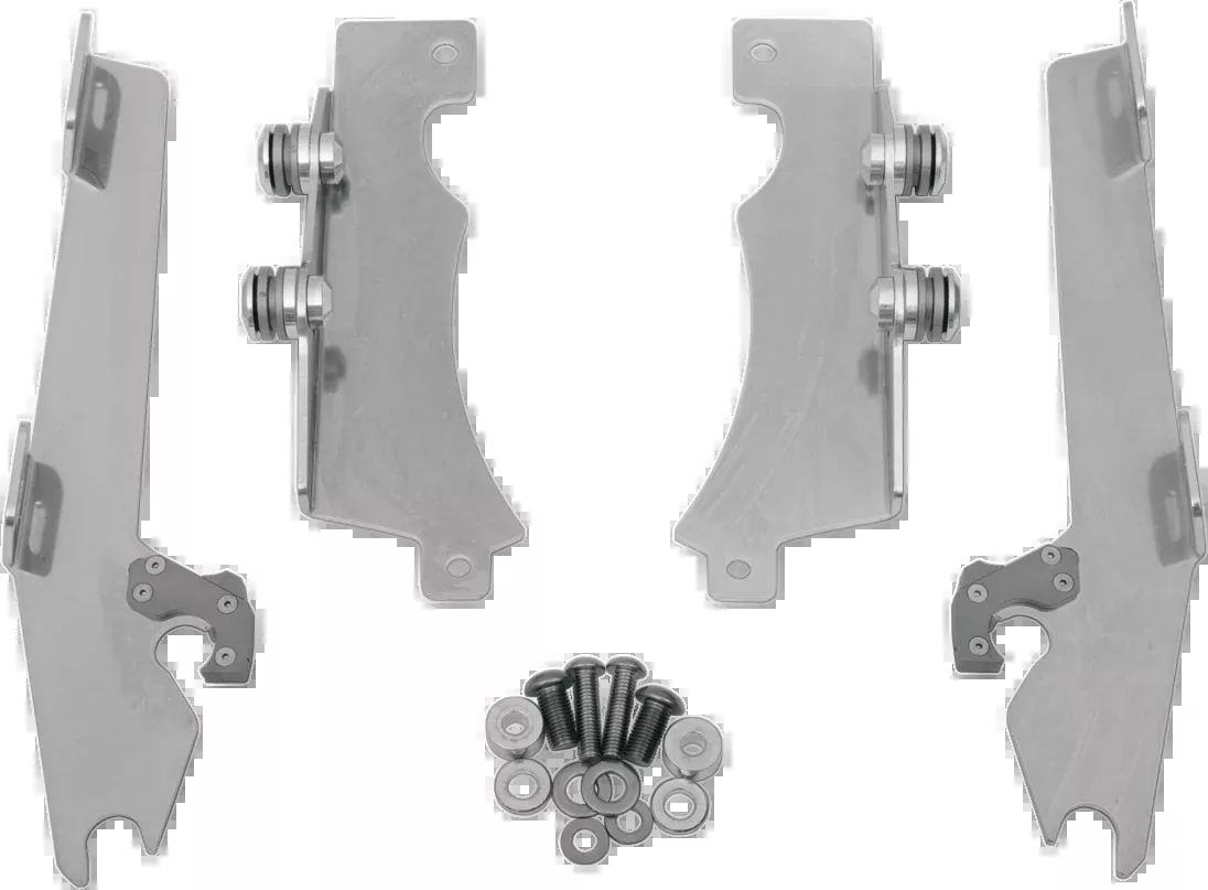 MEMPHIS SHADES Batwing Trigger Lock Mounting Kit – V Star – Polished MEK1909