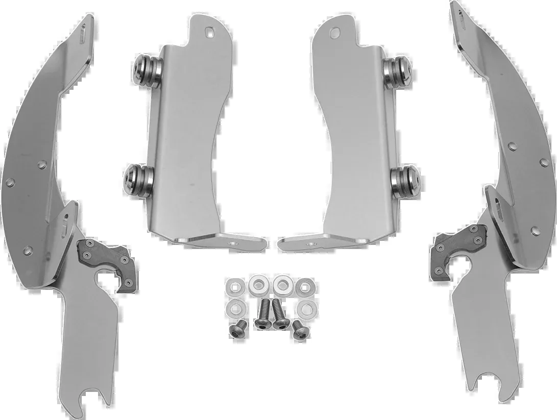 MEMPHIS SHADES Batwing Trigger Lock Mounting Kit – VN 1700 – Polished MEK1935