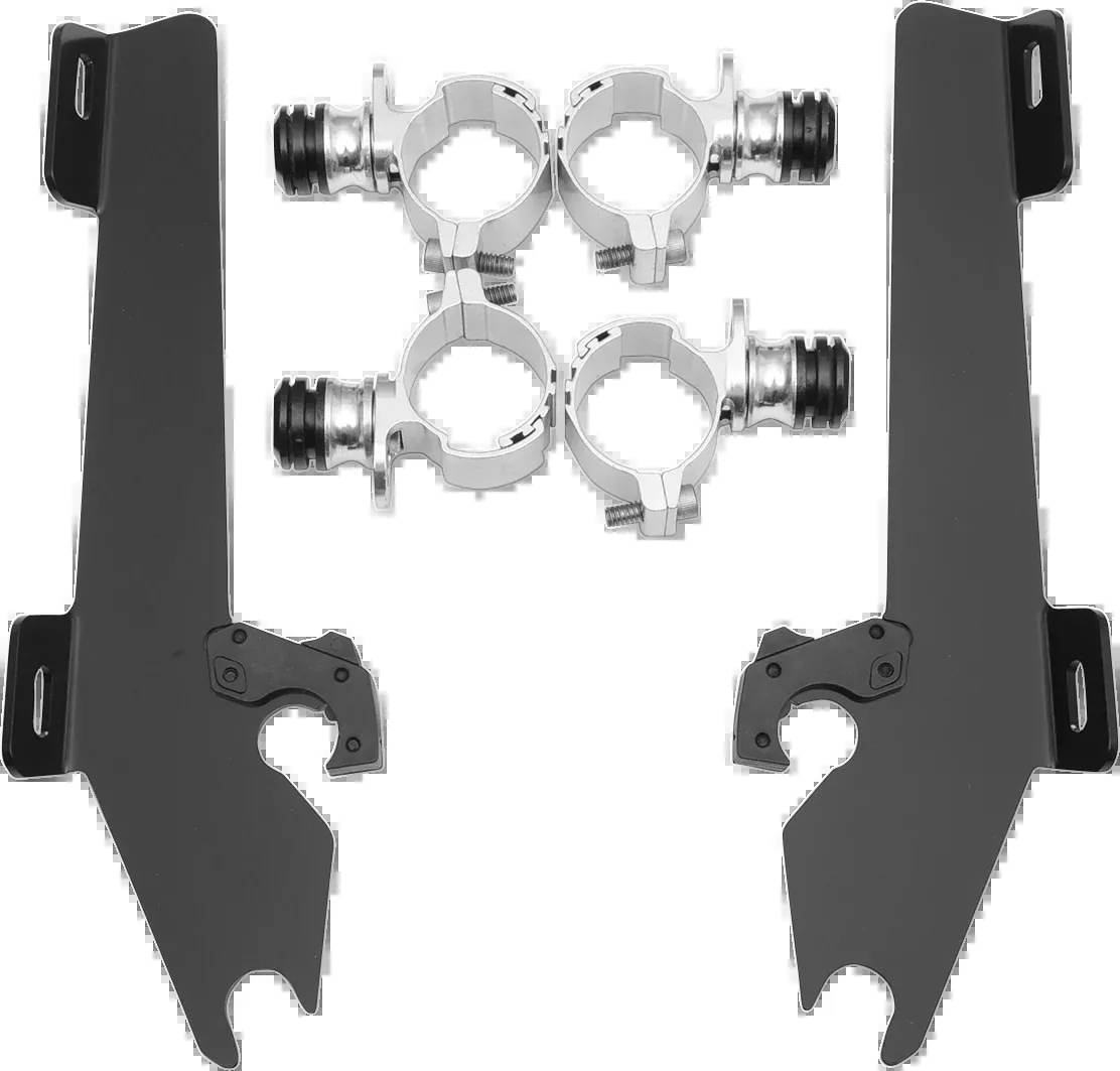MEMPHIS SHADES Batwing Trigger Lock Mounting Kit – VT 1300CS – Black MEK1967