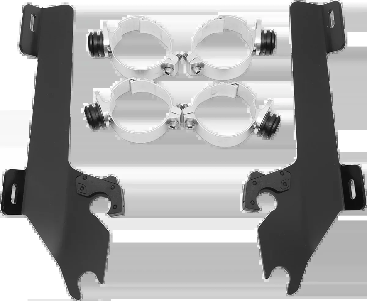 MEMPHIS SHADES Batwing Trigger Lock Mounting Kit - VTX 1800 - Black MEM8996