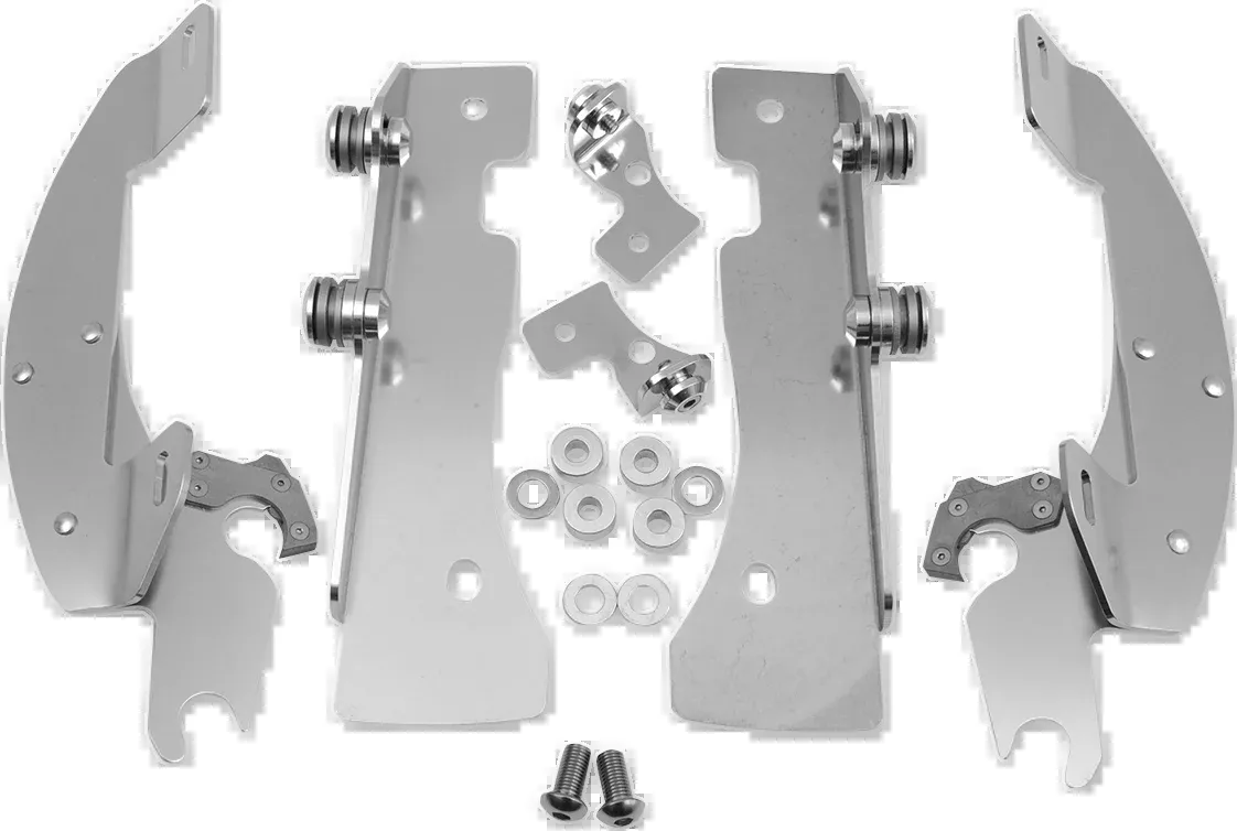 MEMPHIS SHADES Batwing Trigger Lock Mounting Kit – XV 1600/1700 – Polished MEK1906