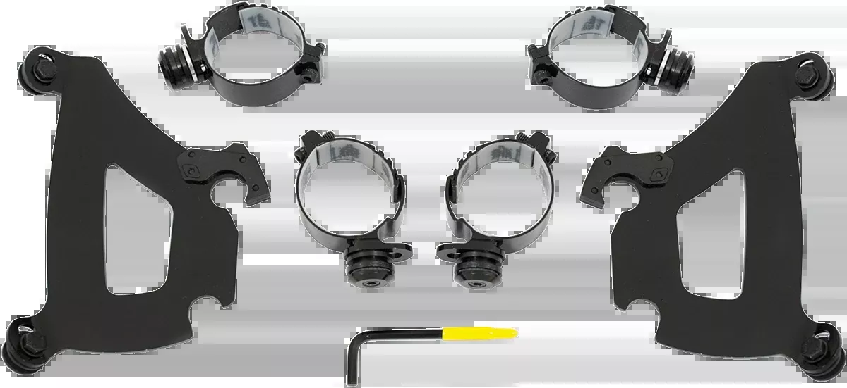 MEMPHIS SHADES Bullet Mounting Kit – Warrior – Black MEB1991