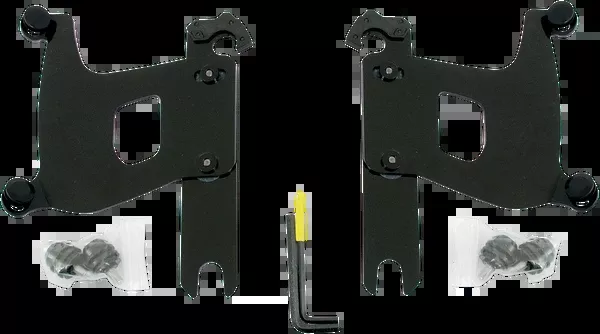 MEMPHIS SHADES Bullet Trigger Lock Mounting Kit – Covered Forks – Without Lightbar – Black MEB1975