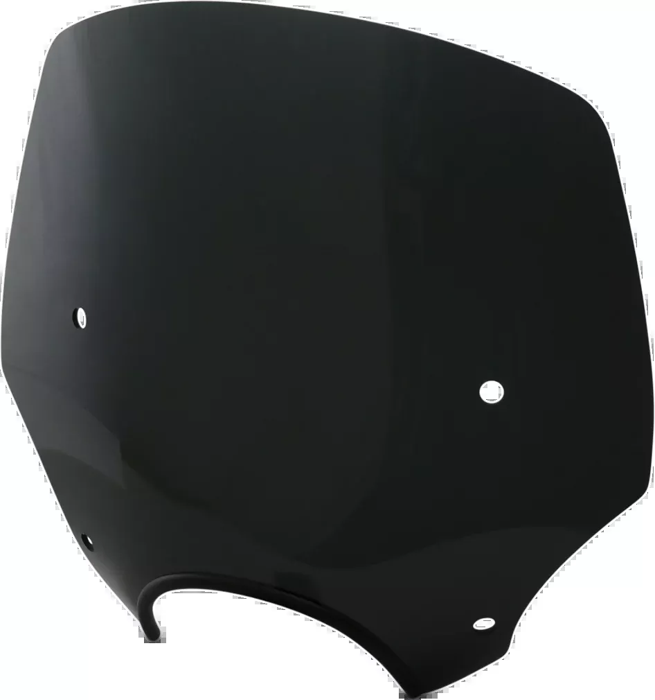 MEMPHIS SHADES El Paso Windshield – Headlight Cutout – Dark Black Smoke