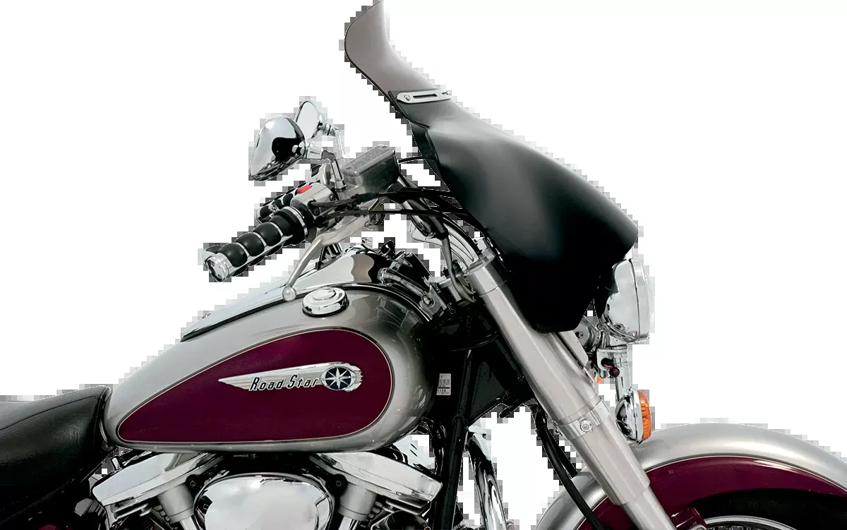 MEMPHIS SHADES Fairing Windshield Trim - Stainless Steel - Slotted - Slim MEM0923
