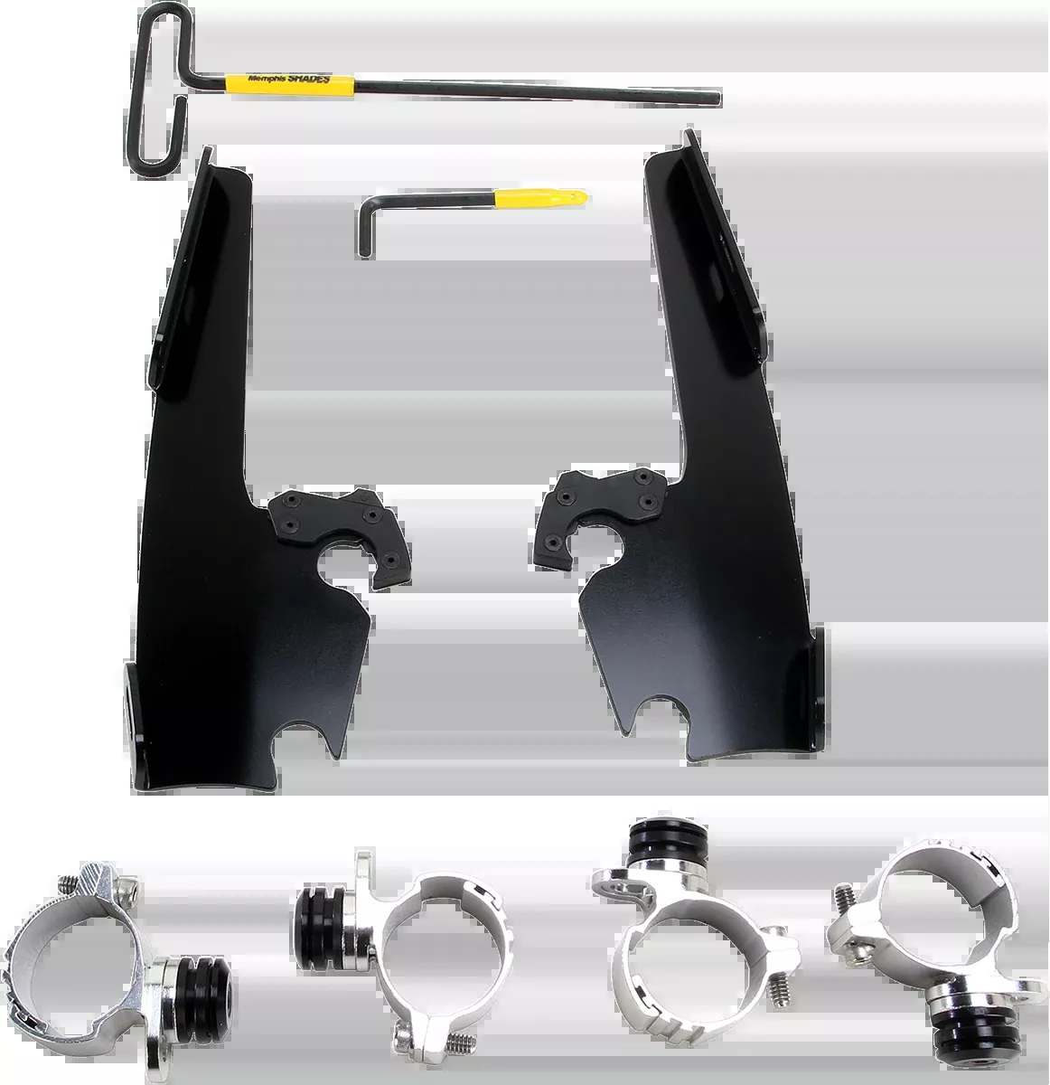 MEMPHIS SHADES Fats/Slim Mounting Kit – Black – XL12C MEB2005