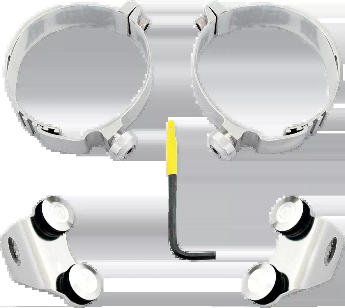 MEMPHIS SHADES Fork Cover - Hardware Kit - Polished MEK1980