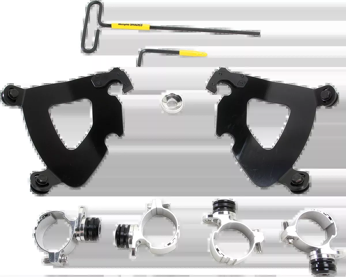 MEMPHIS SHADES Gauntlet Mounting Kit – Black – XL883 MEB2002