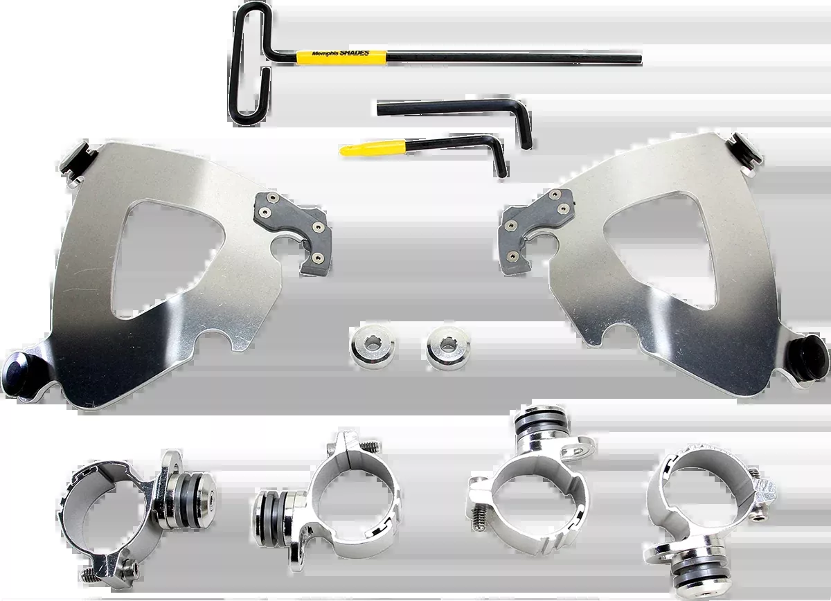 MEMPHIS SHADES Gauntlet Mounting Kit – Polished – XL1200 MEK2006