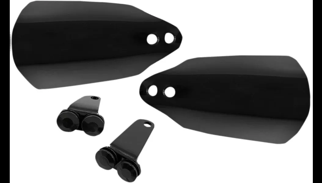 Memphis Shades Handguards – Black – Softail/Touring – MEB7216