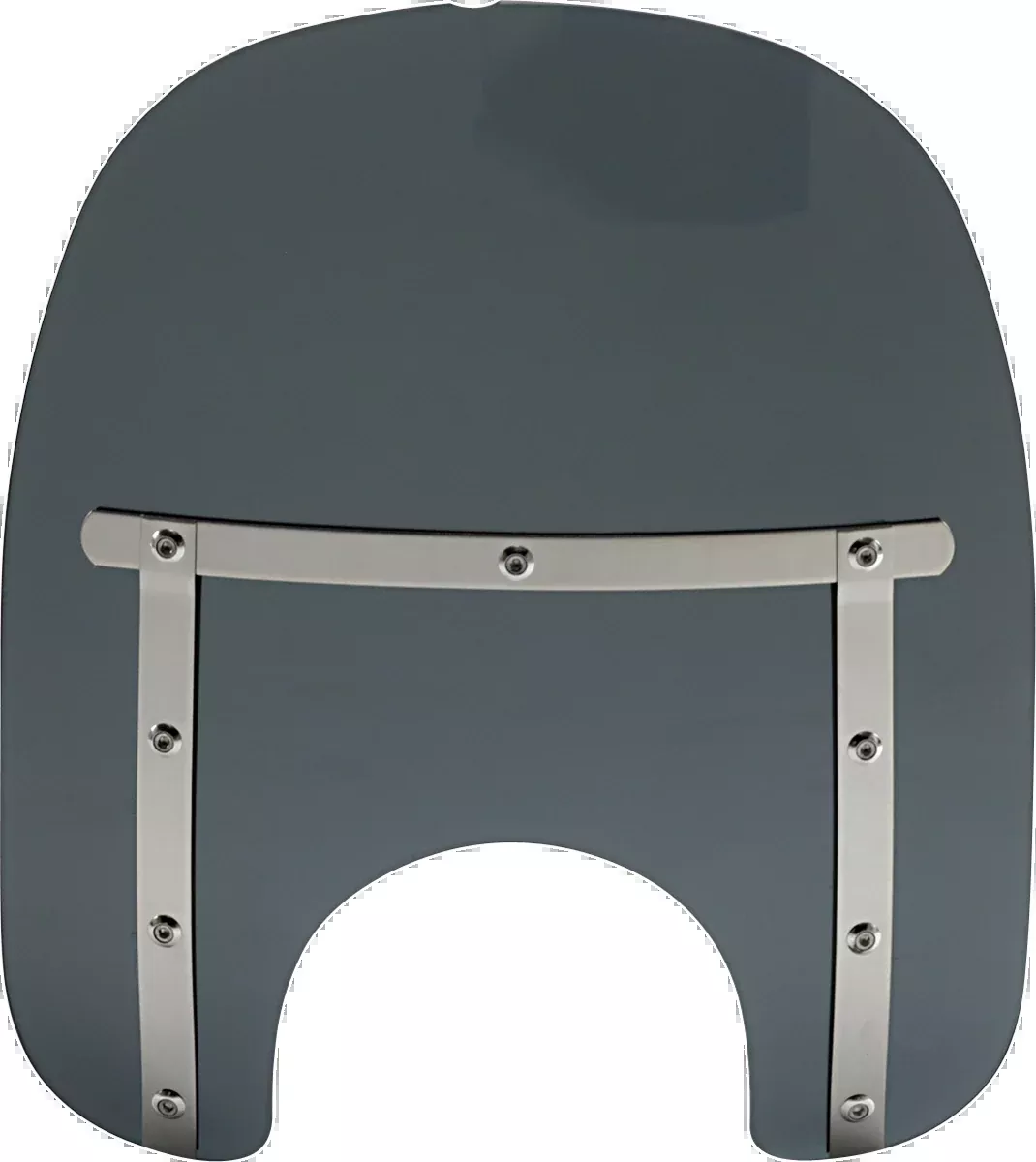 MEMPHIS SHADES Memphis Slim Windshield – 15″ – 7″ Headlight Cutout – Dark Black Smoke MEM41110