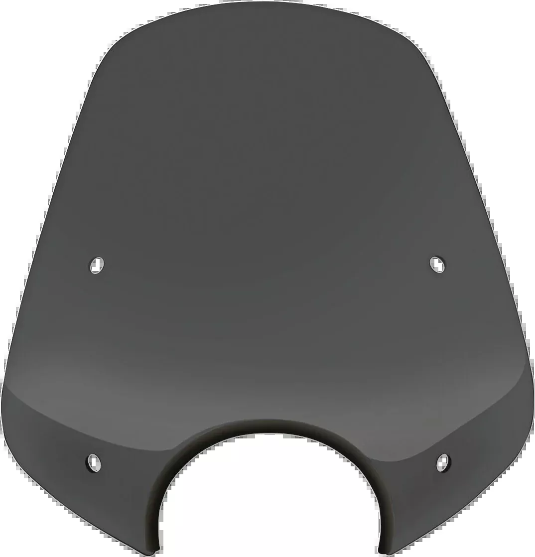 MEMPHIS SHADES Pop Top Windshield – Headlight Cut Out – Dark Black Smoke