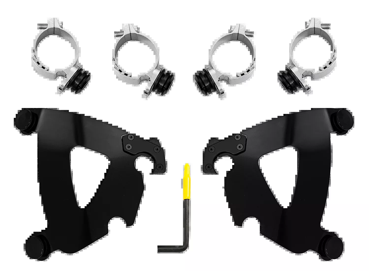 MEMPHIS SHADES Road Warrior Mounting Kit - Black - Chief MEB2076