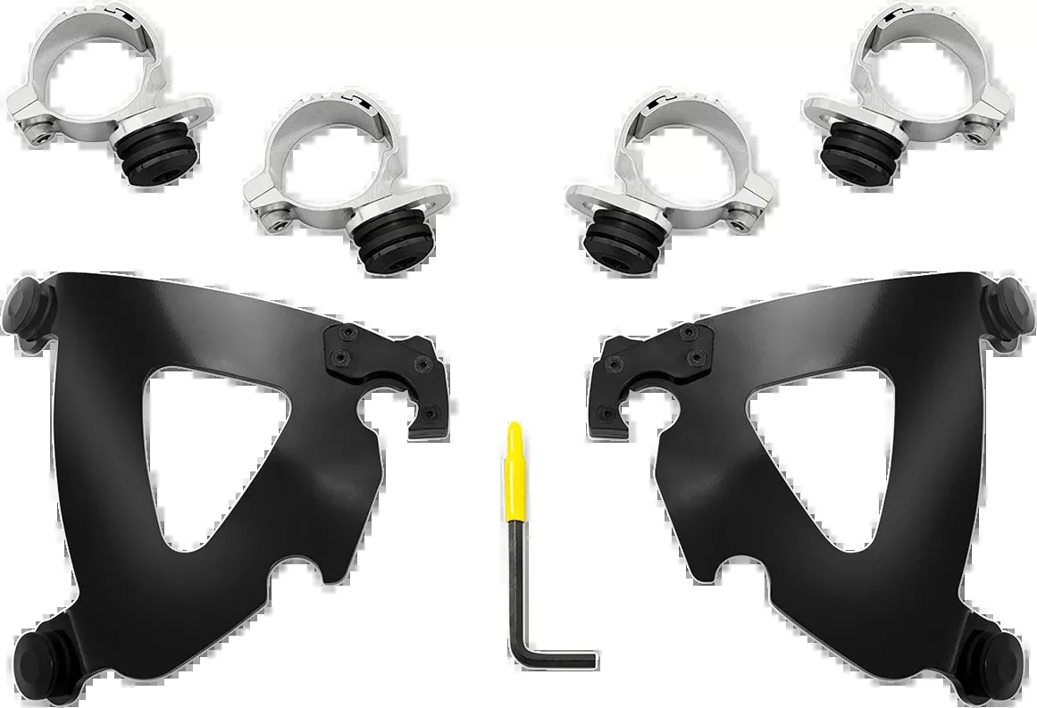MEMPHIS SHADES Road Warrior Mounting Kit – Black – Scout MEB2037
