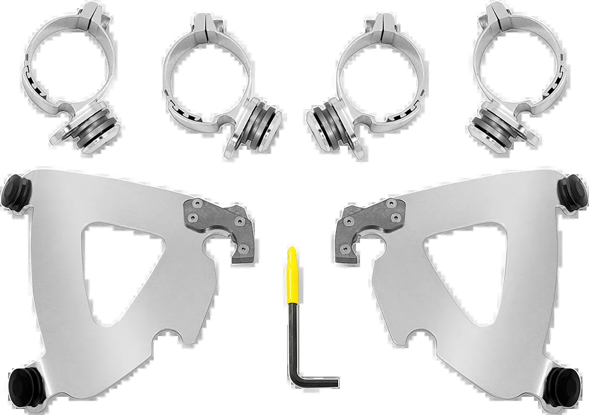 MEMPHIS SHADES Road Warrior Mounting Kit – Polished – FXLR MEK2035