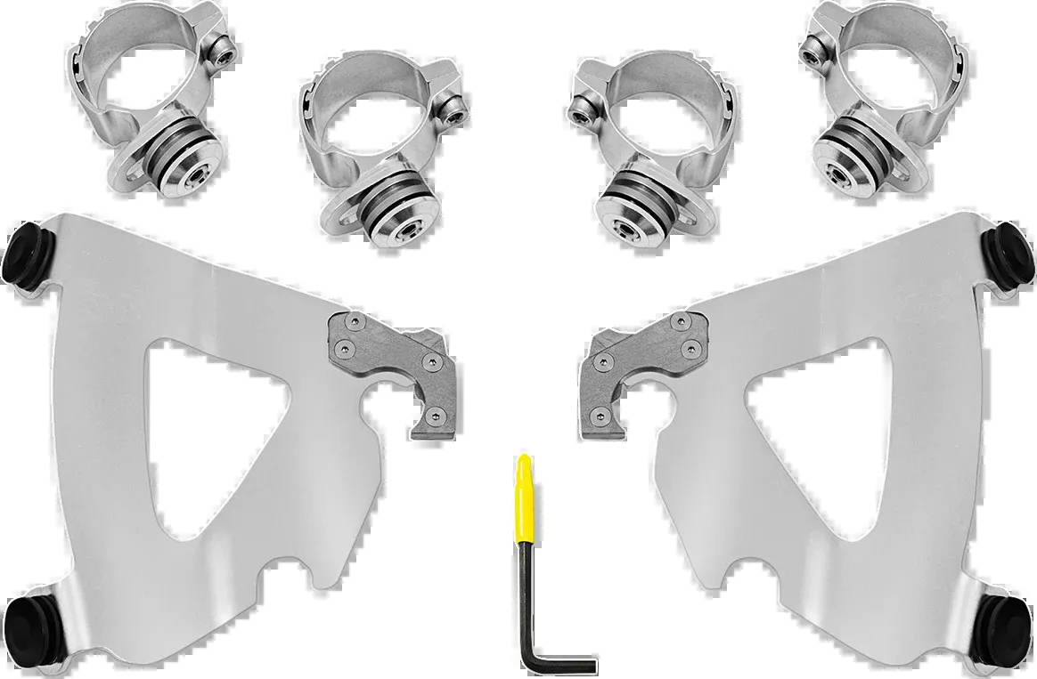 MEMPHIS SHADES Road Warrior Mounting Kit - Polished - Harley-Davidson MEK2038