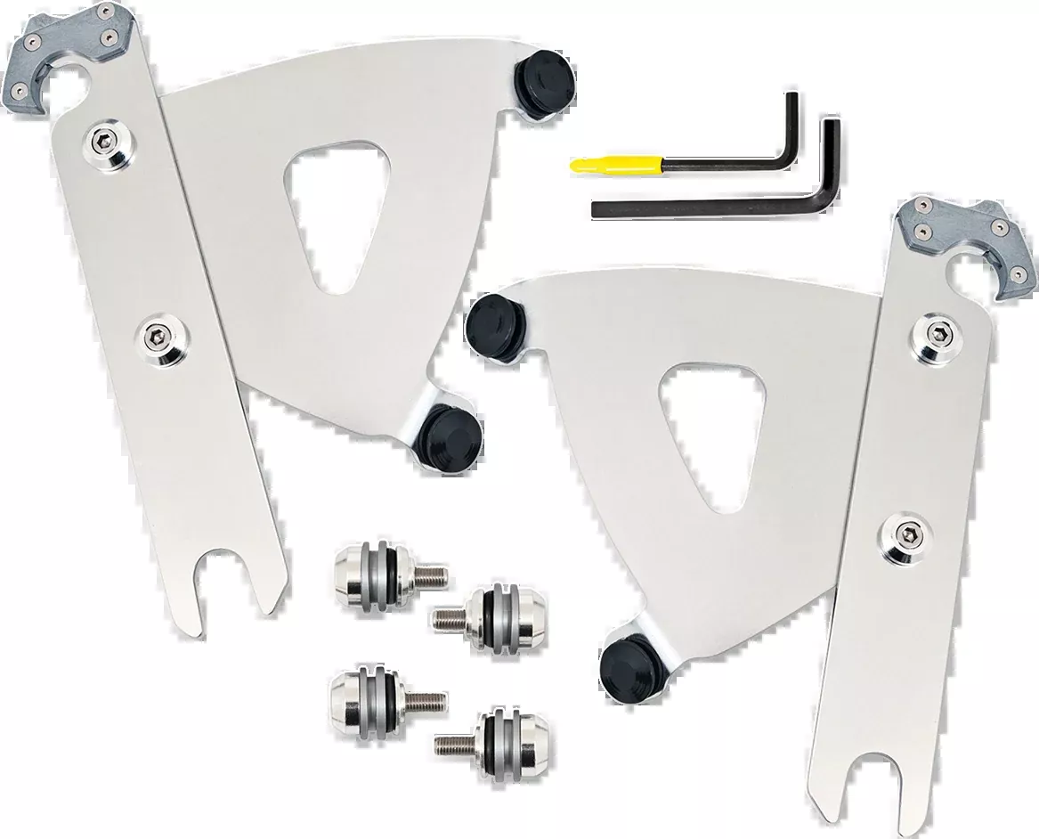 MEMPHIS SHADES Road Warrior Trigger-Lock Mounting Kit – Polished – FLS MEK2053
