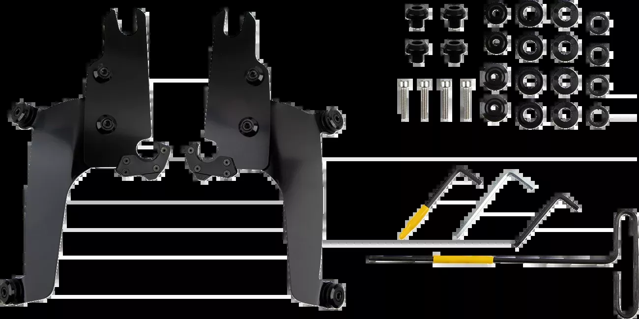 MEMPHIS SHADES Sportshield Mounting Kit – Black – Chief Bobber MEB2070