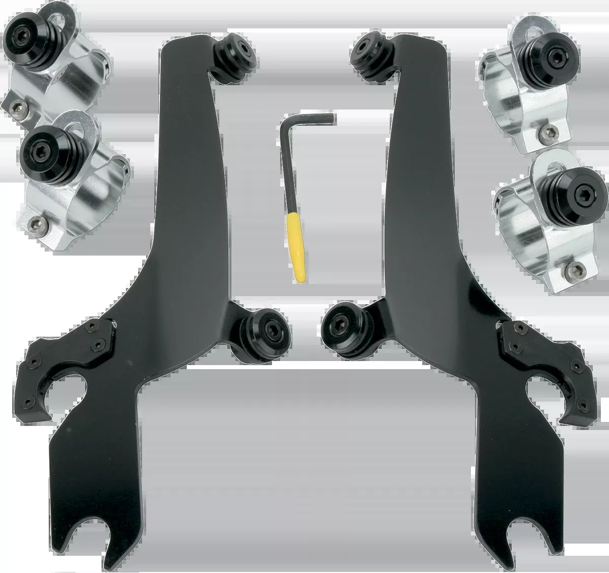 MEMPHIS SHADES Sportshield Trigger-Lock Mounting Kit – Black – Wide MEB8920