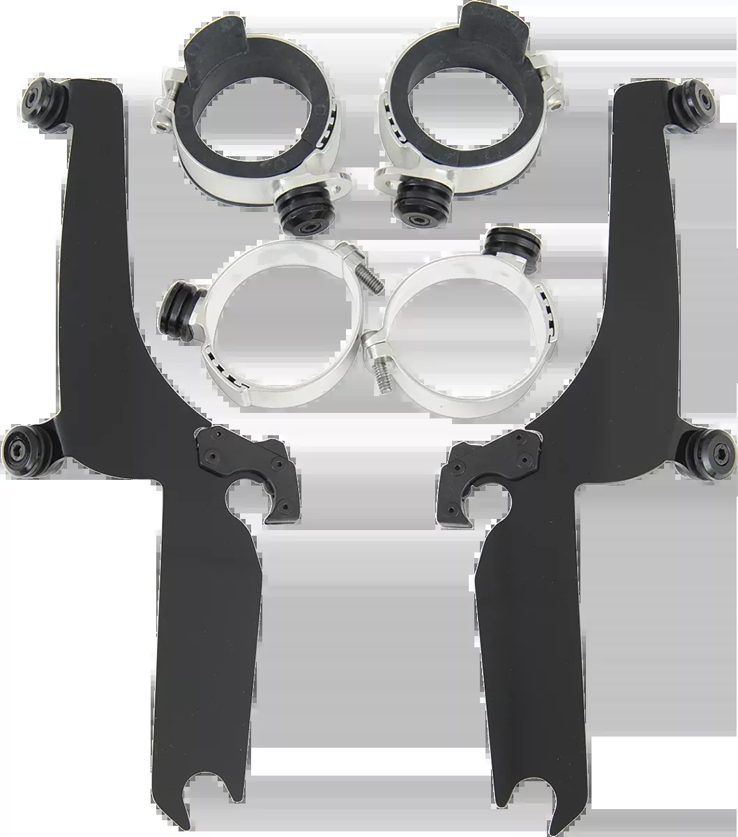 MEMPHIS SHADES Trigger Lock Sportshield Mounting Kit – XVS 650/1100 Classic – Black MEB8932