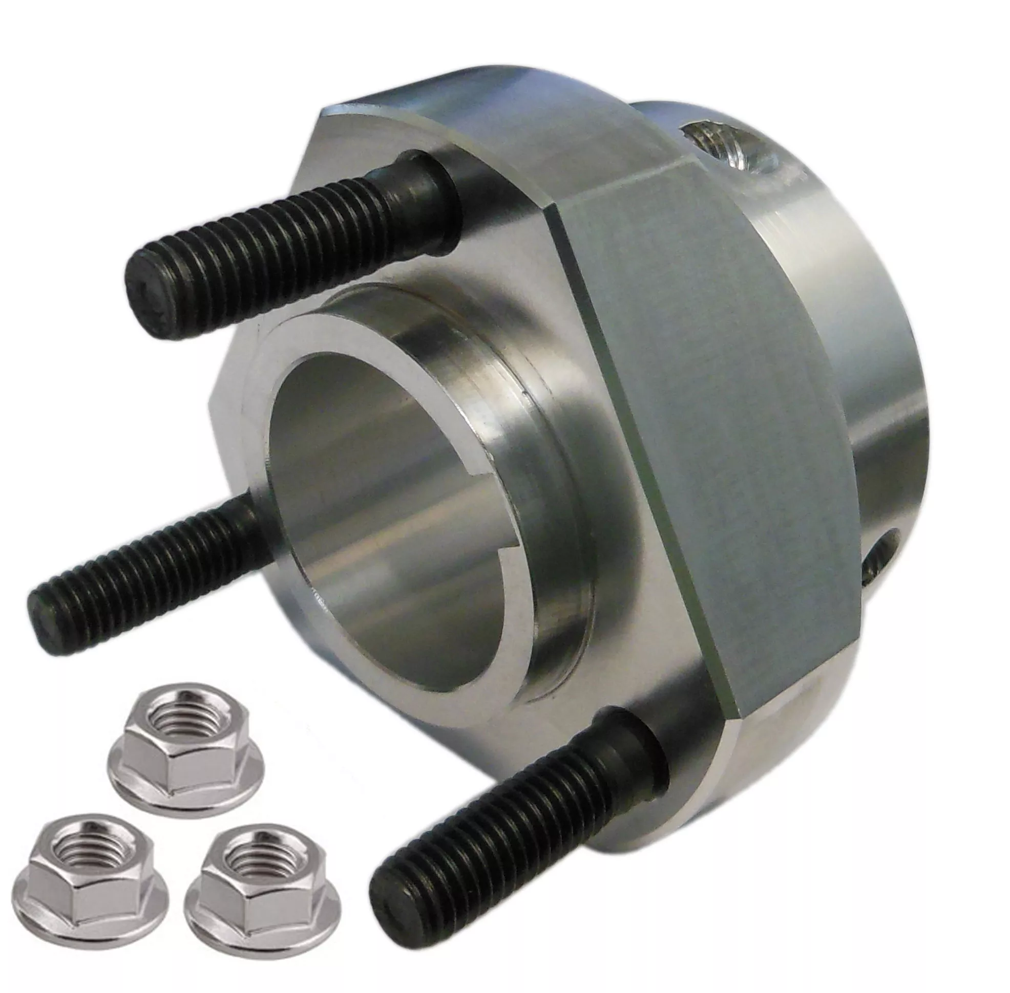Metric Pattern Wheel Hub (Rear) 1" or 1-1/4" Bore | 58mm Bolt Circle