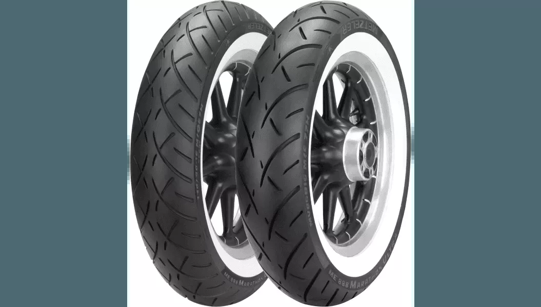 Metzeler ME 888 Marathon Ultra - Front - 120/70B21 - 68H Wide Whitewall