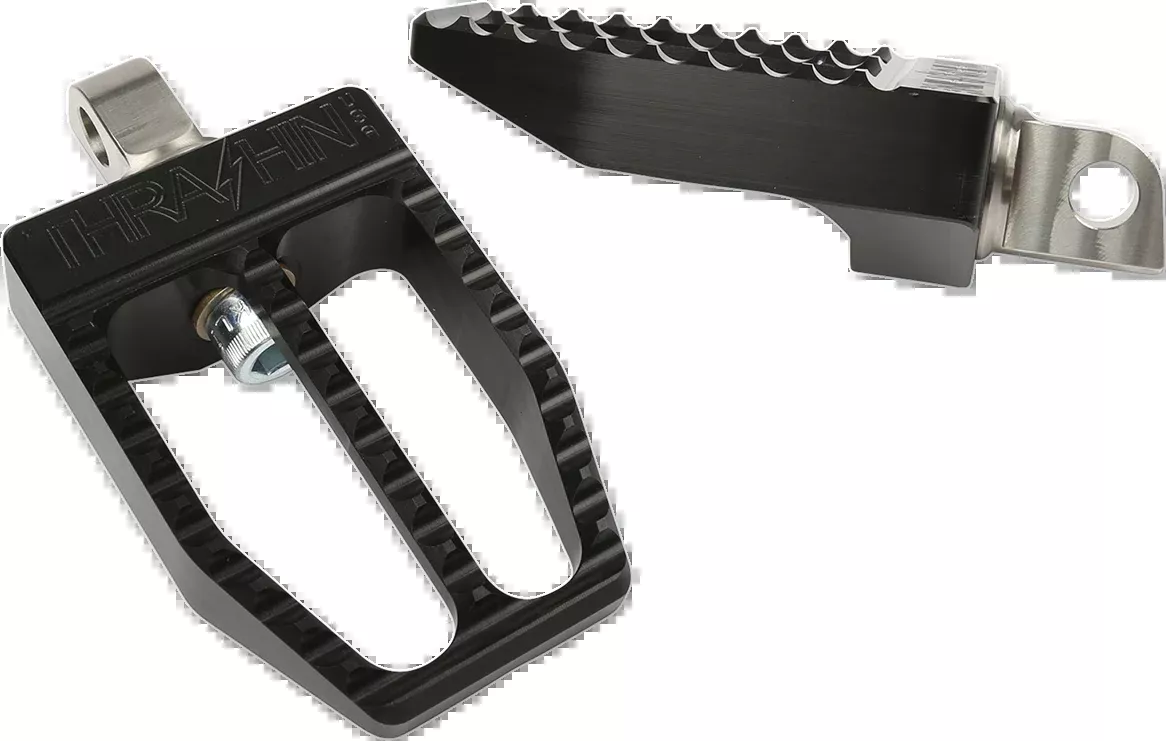 Militant Footpegs - Black - Dyna