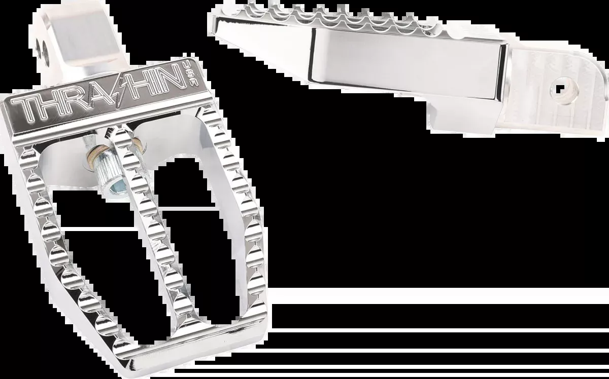 Militant Footpegs - Rear - Chrome