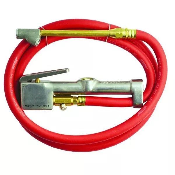 Milton 501 Window Inflator Gauge 10-160 PSI 5′ Hose Dual Head Straight Air Chuck