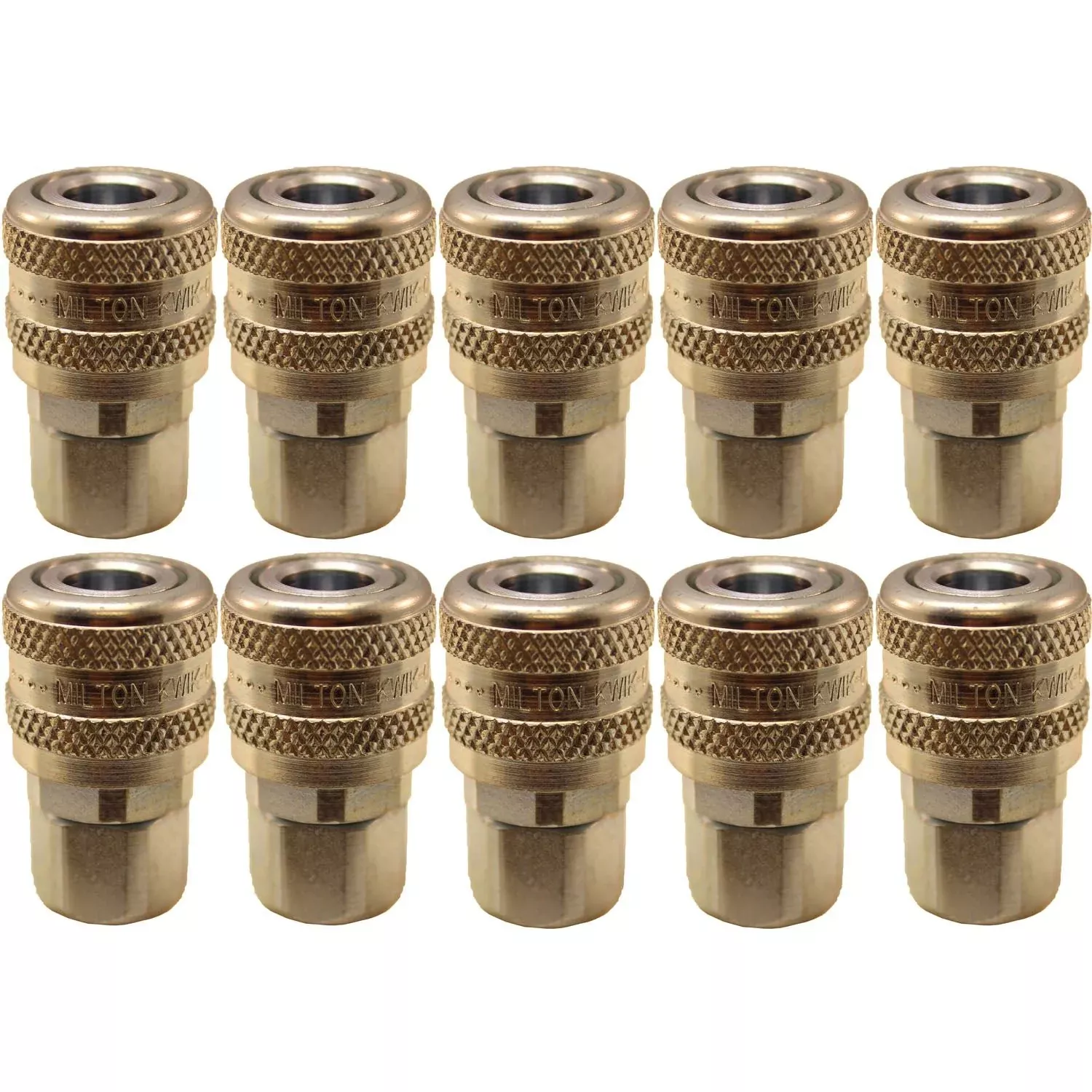 Milton 775 1/4″ FNPT A-Style Coupler, 34 SCFM 300 PSI, Pack of 10