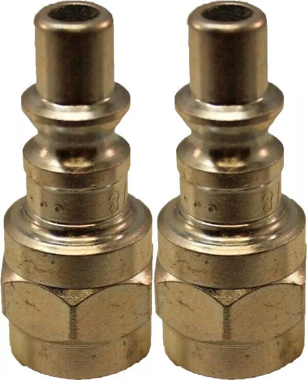 Milton 778 1/4″ FNPT A-Style Plug, 34 SCFM 300 PSI, Pack of 2
