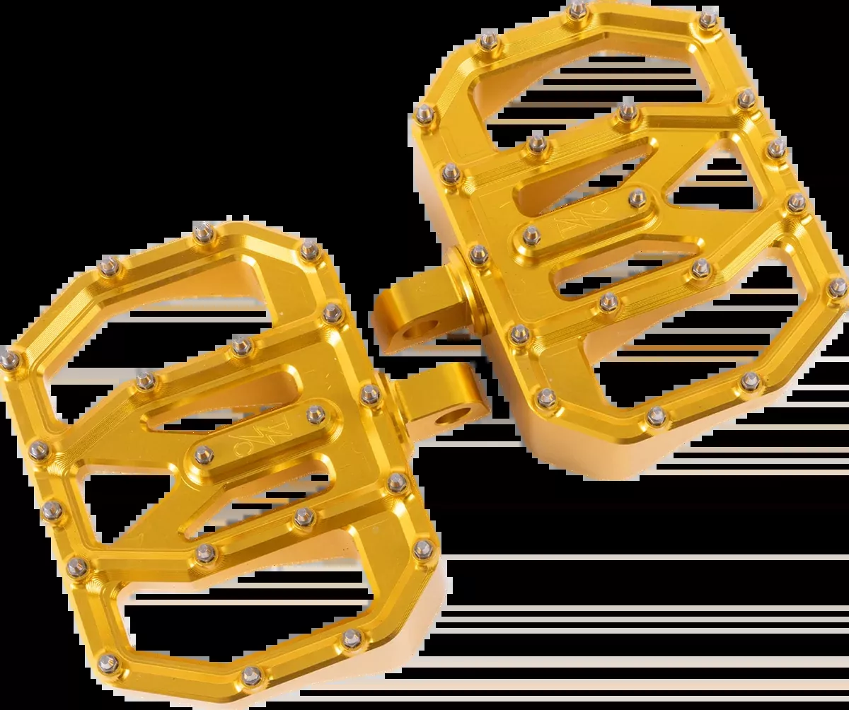 Mini Aggressor Floorboards - Gold - Rear