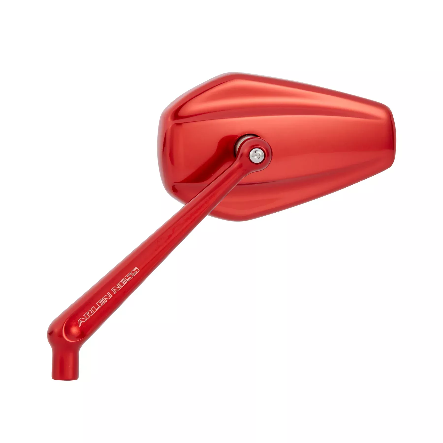 Mini Stocker Forged Mirrors In Red For All Harley Davidson Models