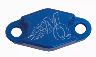 Modquad Brake Block Off Plate Blue #PB-1BL Fits Honda TRX400