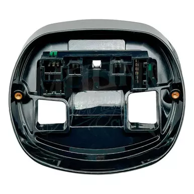 MOONSMC Black Tail Light Base Plate Bezel Softail M8